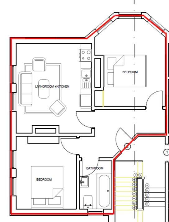 Flat-C, 4 Adults, 20 Mins To Beach, Netflix, Wifi, Sleeps 4 Adults 伯恩茅斯 外观 照片